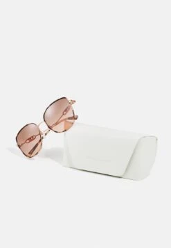 Michael Kors EMPIRE SQUARE - Sonnenbrille - Rose Gold/pink Tortoise -Michael Kors Geschaft df6649f104fa47babd55a14a086f4a5c