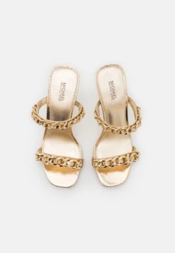 MICHAEL Michael Kors CLARA CHAIN - Pantolette Hoch - Gold -Michael Kors Geschaft e0c0a405178b4cd4915bd5f54af48de9