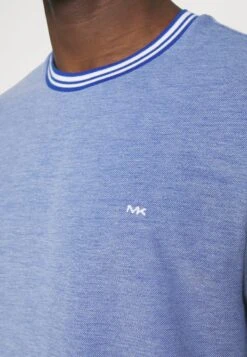 Michael Kors TIPPED BIRDSEYE TEE - T-Shirt Print - Royal Blu -Michael Kors Geschaft e12292be7ff94d57999eae5bcdfede1b