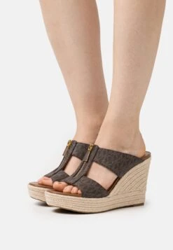 MICHAEL Michael Kors BRADLEY MULE - Pantolette Hoch - Brown