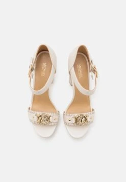 MICHAEL Michael Kors RORY PLATFORM - High Heel Sandalette - Cream -Michael Kors Geschaft e198a98cc3c64f31a9ee992516038759