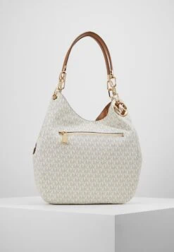 MICHAEL Michael Kors LILLIE CHAIN TOTE - Shopping Bag - Vanilla/acrn -Michael Kors Geschaft e205073bb9ea472c92d362bdc8572e01