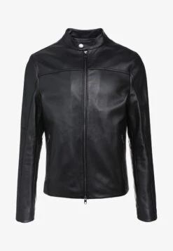 Michael Kors BASIC RACER JACKET - Lederjacke - Black 13 Michael Kors BASIC RACER JACKET - Lederjacke - Black -Michael Kors Geschaft e6aad6739de642f9a223d017571898de