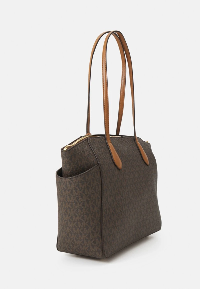 MICHAEL Michael Kors MARILYN SATCHEL - Handtasche - Brown/acorn 5 MICHAEL Michael Kors MARILYN SATCHEL - Handtasche - Brown/acorn – Bild 3