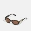 Michael Kors EMPIRE OVAL - Sonnenbrille - Dark Tortoise