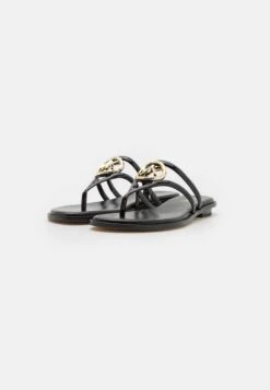 MICHAEL Michael Kors HAMPTON FLAT - Pantolette Flach - Black 10 MICHAEL Michael Kors HAMPTON FLAT - Pantolette Flach - Black -Michael Kors Geschaft e819668141874f689a0fd872dfade252