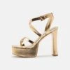 MICHAEL Michael Kors PAOLA PLATFORM - Plateausandalette - Gold-coloured -Michael Kors Geschaft ea47217f4c3143bdade32662d56ea918