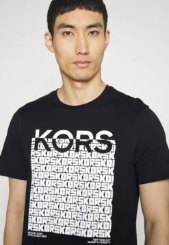 Michael Kors BLOCK CUBE TEE - T-Shirt Print - Black -Michael Kors Geschaft eb356070e44b4f1ca54984f606a0e9a9