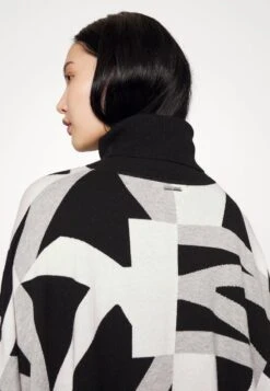 MICHAEL Michael Kors ILLUSION CHECK - Cape - Black 13 MICHAEL Michael Kors ILLUSION CHECK - Cape - Black -Michael Kors Geschaft eb69d2dc70d445f2a7207df525469c57