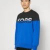 Michael Kors COLOR BLOCK CREW - Sweatshirt - Royal Blu