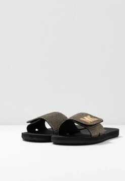 MICHAEL Michael Kors SLIDE - Pantolette Flach - Black -Michael Kors Geschaft f168267d38074f1dbecba1852fa26b9b