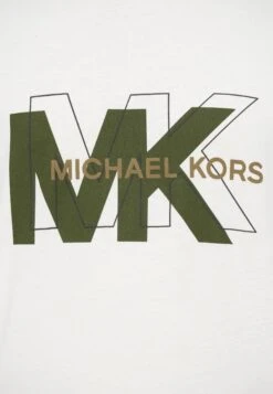 Michael Kors MIXED LOGO TEE - Print T-shirt - White -Michael Kors Geschaft f5d94f3e7397487fa8ce7cbe54ece26d