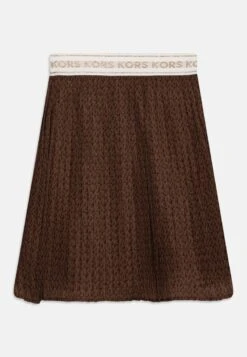 MICHAEL KORS KIDS PLEATED SKIRT - Faltenrock - Chocolate Brown