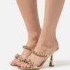 MICHAEL Michael Kors CLARA CHAIN - Pantolette Hoch - Gold