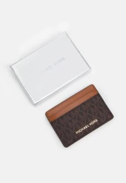 MICHAEL Michael Kors JET SET CARD HOLDER - Geldbörse - Brown -Michael Kors Geschaft fb9847c33d994d558a572fa671aec478