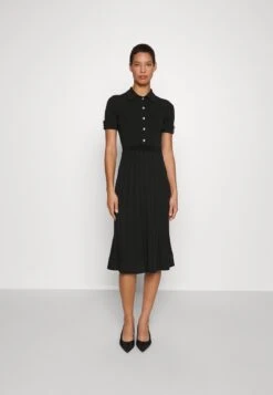 MICHAEL Michael Kors POLO FLARE SKRT DRS - Blusenkleid - Black