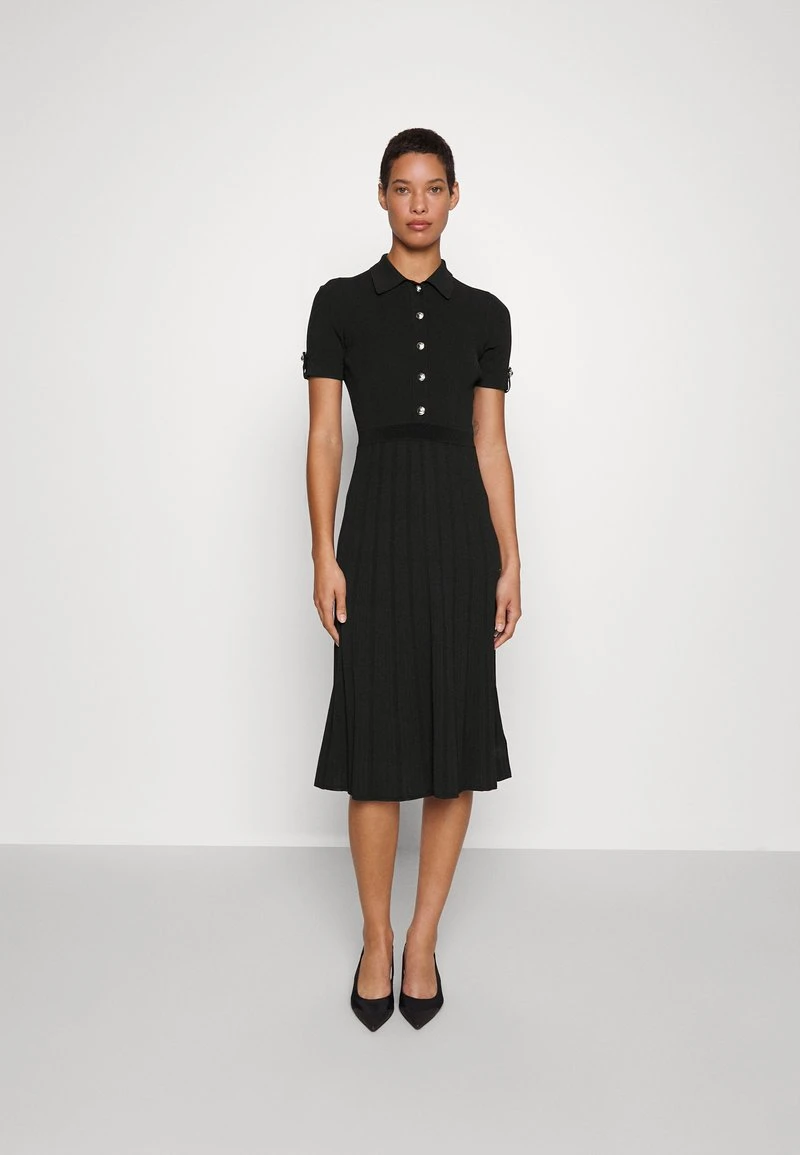 MICHAEL Michael Kors POLO FLARE SKRT DRS - Blusenkleid - Black 3 MICHAEL Michael Kors POLO FLARE SKRT DRS - Blusenkleid - Black