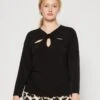 MICHAEL Michael Kors SOLIDTWIST KEYHOLE - Langarmshirt - Black 1 MICHAEL Michael Kors SOLIDTWIST KEYHOLE - Langarmshirt - Black -Michael Kors Geschaft fe082b9e66c44b22a17f0396af15c07a