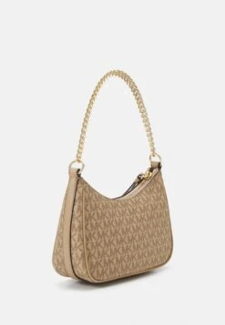 MICHAEL Michael Kors JET CHARM CHAIN POUCHETTE - Handtasche - Camel -Michael Kors Geschaft fe32f33f0b754993a37f9e6244275dbd